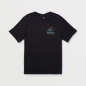 Mens Fish Chart Short Sleeve Tee - Black