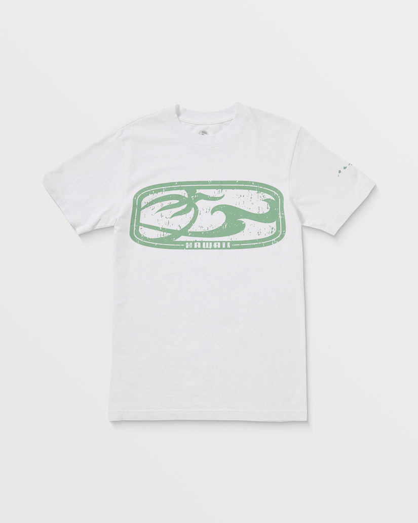 Mens Antique Logo Short Sleeve Tee - White