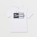 Mens Double Double Short Sleeve Tee - White