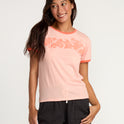 Womens Mala Ringer Short Sleeve Tee - Royal Hawaiian