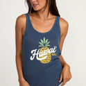 Womens Aloha State T-Shirt - Off Black