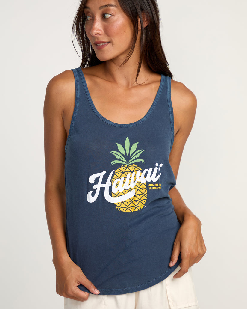 Womens Aloha State T-Shirt - Off Black