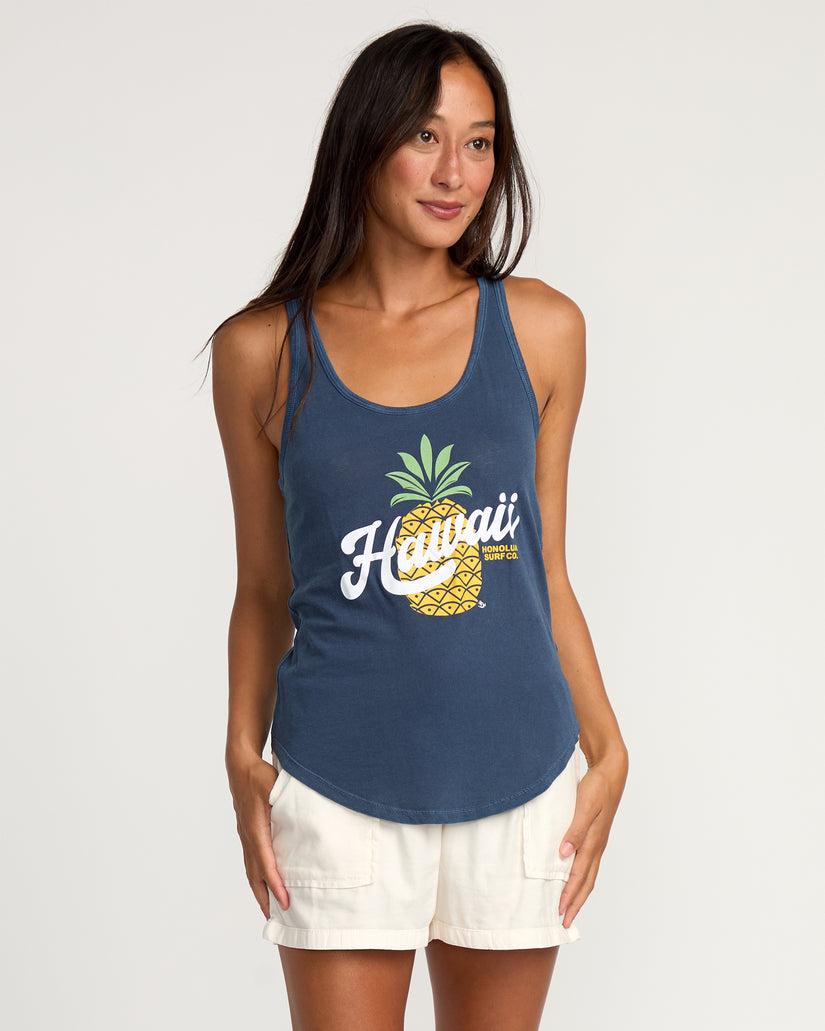 Womens Aloha State T-Shirt - Off Black