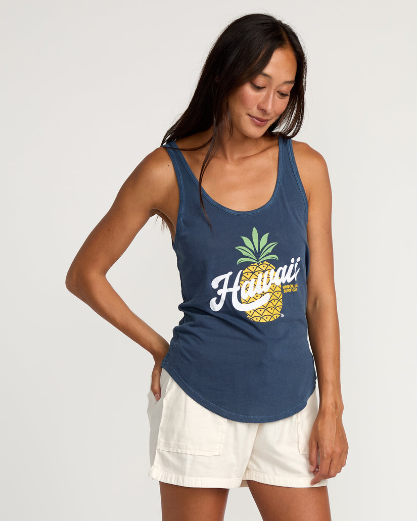 Womens Aloha State T-Shirt - Off Black