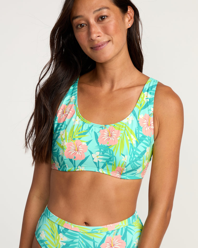 Womens Reef Oahu Cup Bikini Top - Barrier Reef