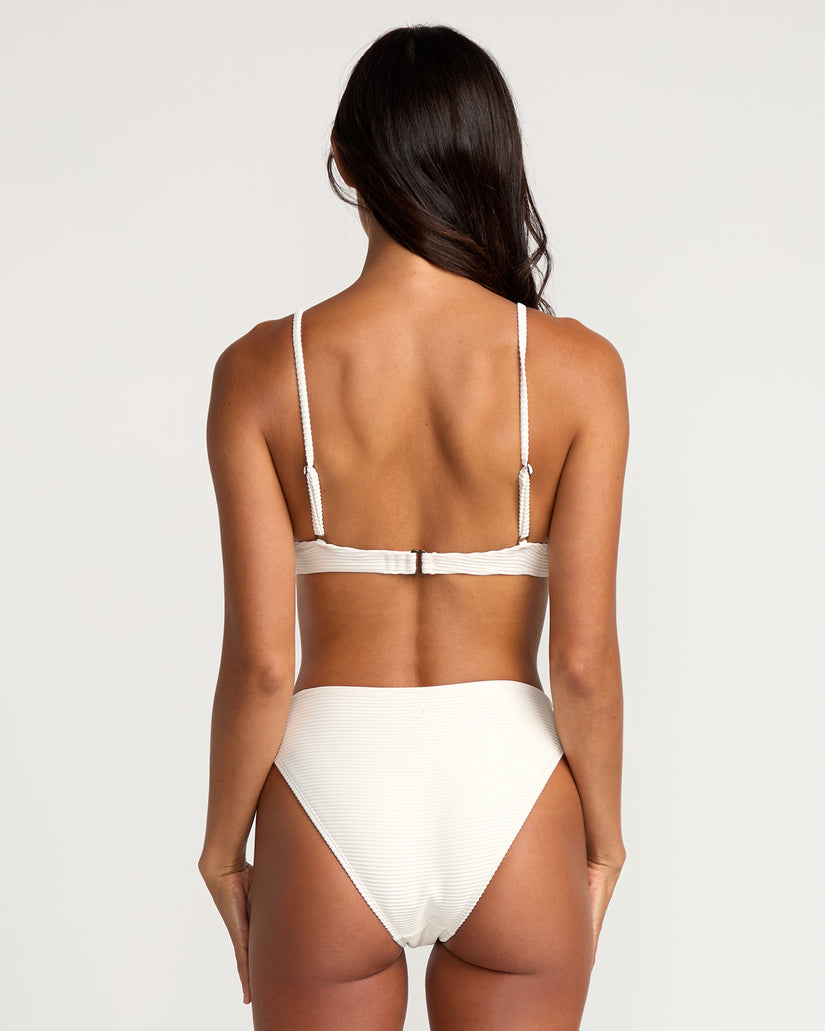 Womens Opua Lanikai Full Bikini Bottom - Coconut Milk