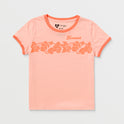 Girls Mala Ringer Short Sleeve Tee - Royal Hawaiian