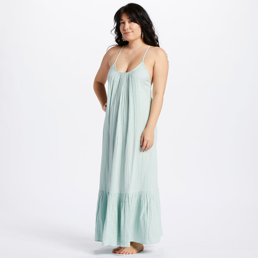 Womens On The Lanai Dress - Sage