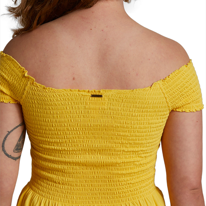 Womens Ami Dress - Pineapple Butter