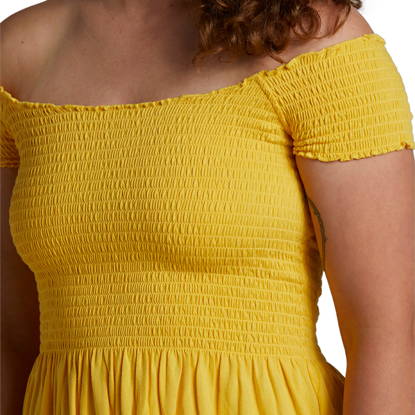 Womens Ami Dress - Pineapple Butter