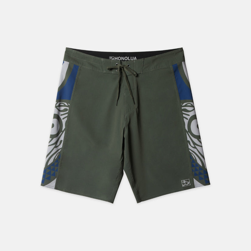 Mens Haikili Boardshort - Military