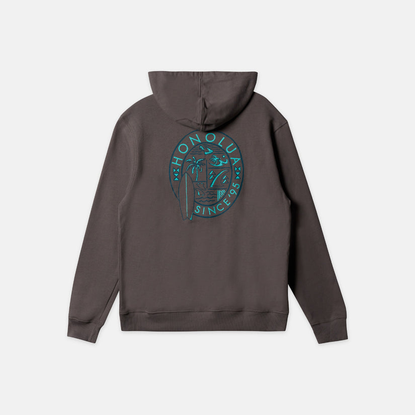 Mens New Shield Hoodie - Lead