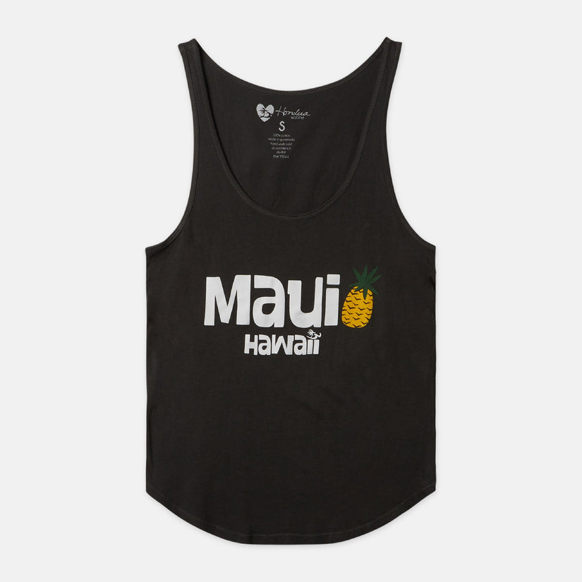 Womens Ma-Maui Hi Tank - Off Black