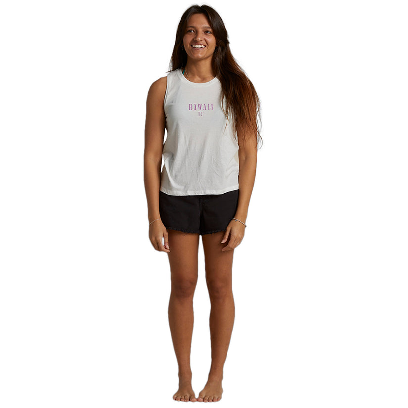 Womens Hawaii Vibes 95 Tank - Salt Crystal