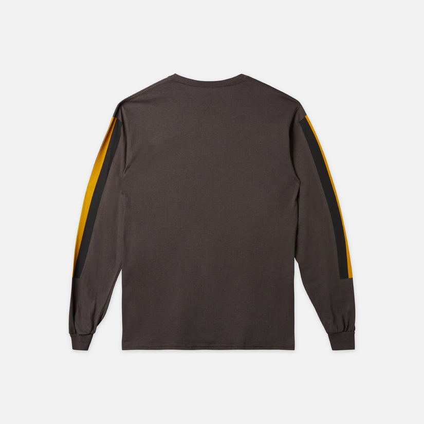 Mens Royal Craft Long Sleeve Tee - Charcoal