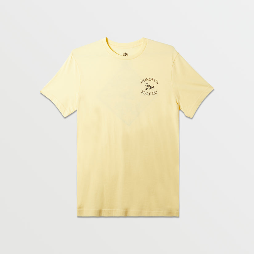 Mens Squared Up Short Sleeve Tee - Banana