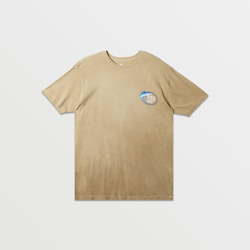 Mens Ono Eats Short Sleeve Tee - Dark Khaki